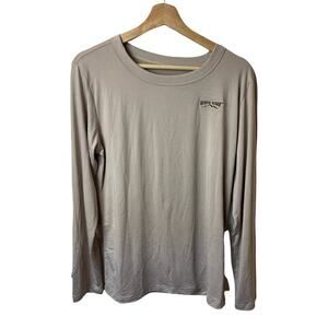 Rustic Ridge Tan Long Sleeve Underlayer Shirt Men's Size L